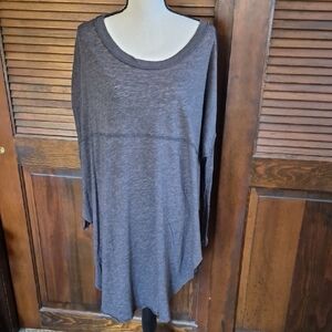 Free People Charcoal Tunic